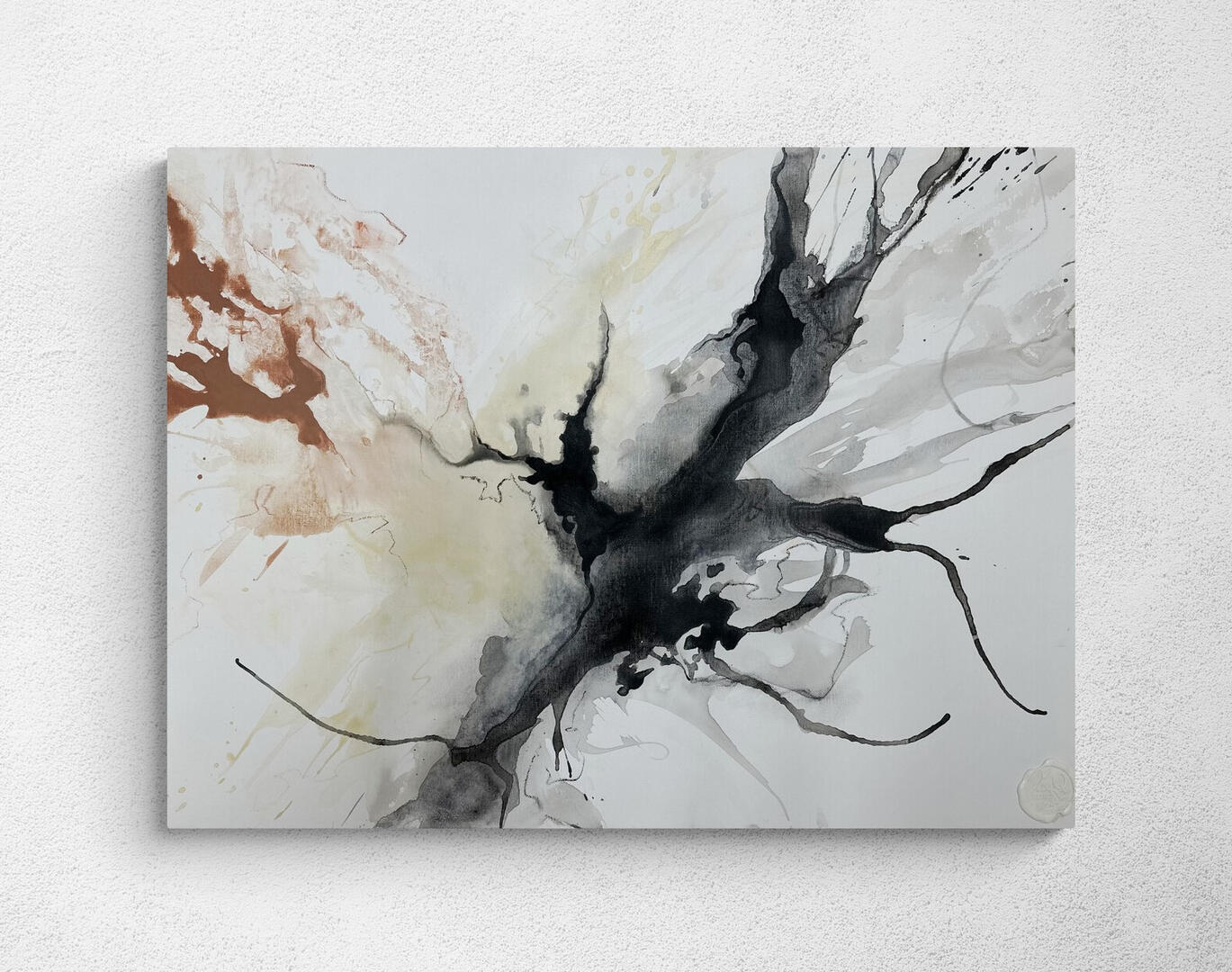 Die Entwicklung - Acryl auf Keilrahmen 60x80cm