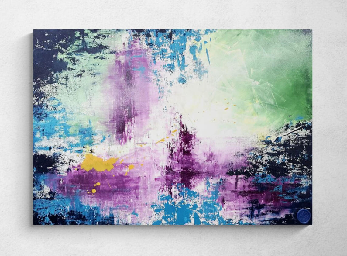 Sommergeflüster - Acryl auf Keilrahmen 70x100cm - €215,-