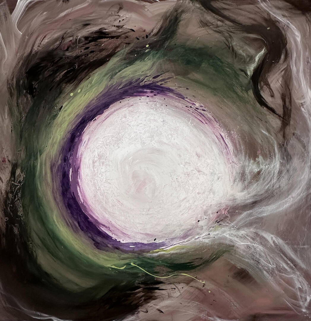 Frequenz #3 - Acryl auf Keilrahmen 100x100cm - € 370,-